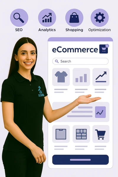 SEO Expert explaining Ecommerce SEO