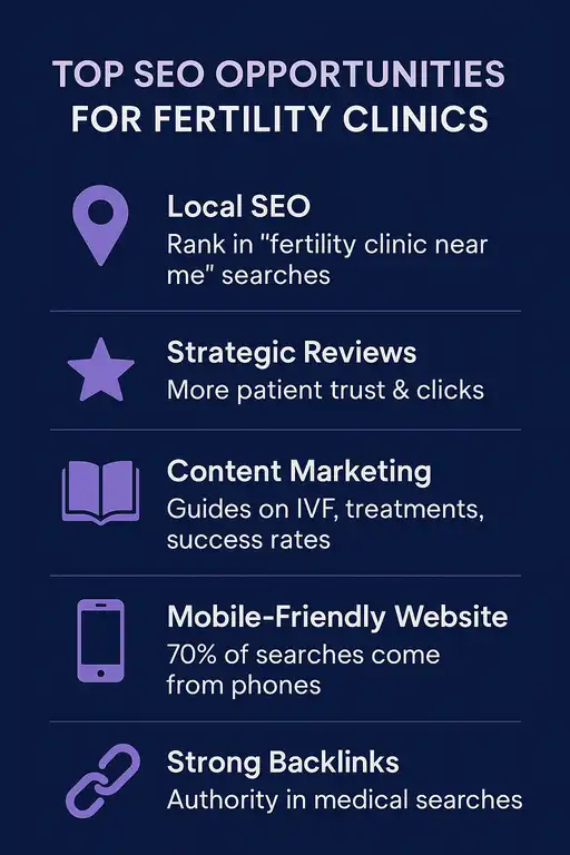 Top SEO Opportunities for Fertility Clinics