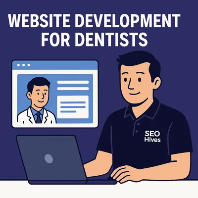 Featured image of website development for dentists