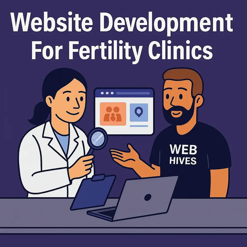 Featured image of website development for fertility clinics